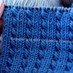 ​Интересный узор, похожий на сложную резиночку