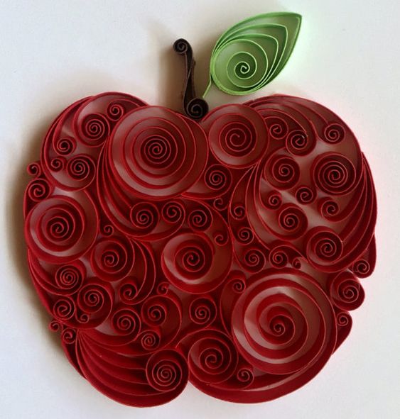 Яблочный квиллинг