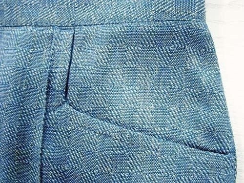 Боковой карман с обтачкой и отрезным бочком Боковой карман с обтачкой и отрезным бочком