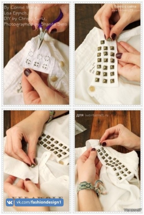 Самостоятельно преображаем и украшаем воротничок