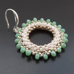 Серьги-кольца: мастер-класс