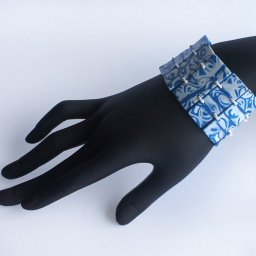 Браслет в технике мокуме гане