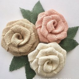 Декор из мешковины