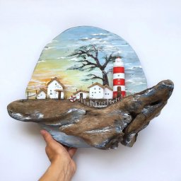 Деревянный декор в технике дрифтвуд