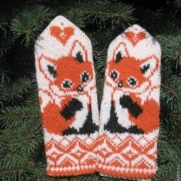 ​Рукавички с лисятами