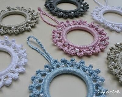 Вязаные рамки Вязаные рамки