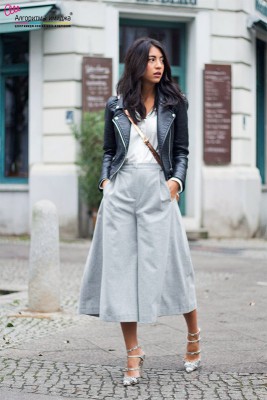 Кюлоты из выкройки обычных брюк