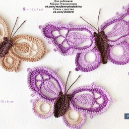 ​Невероятные бабочки крючком