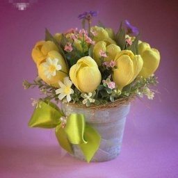 Очень красивый букет из конфет и гофрированной бумаги