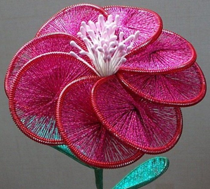 Плетение в технике ганутель