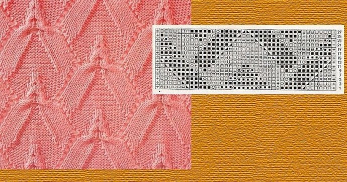 Подборка чудесных узоров для вязания на спицах Подборка чудесных узоров для вязания на спицах