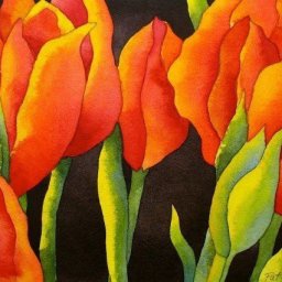 ​Рисуем тюльпаны