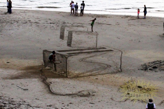 Рисунки на песке Рисунки на песке