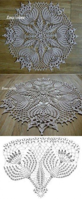 Вяжем самые красивые салфетки