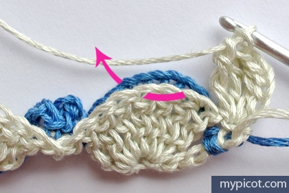 Очень красивый и необычный узор крючком 3 Очень красивый и необычный узор крючком 3