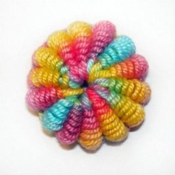 ​Элементарный способ вязания почтового столбика обычным крючком