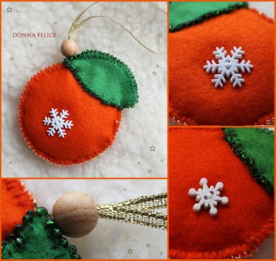 Идеи к новому году из фетра