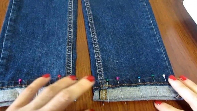 ​Как восстановить подгибку джинсов