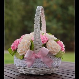 Корзинка из газетных трубочек: мастер-класс