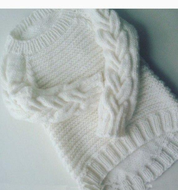 Тёплый пуловер