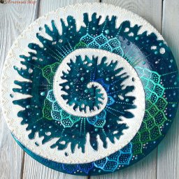 Тарелка "Морские волны"