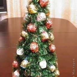 Ёлочка из конфет