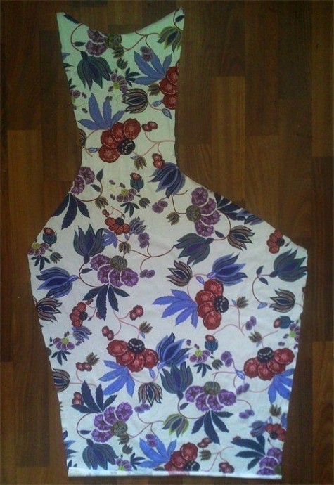 ​Платье с интересной драпировкой