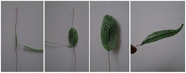 Тюльпаны из бисера