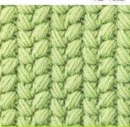 Плотный узор крючком