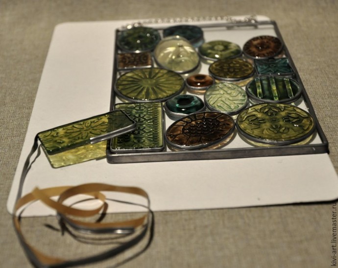 Декоративное панно-витраж