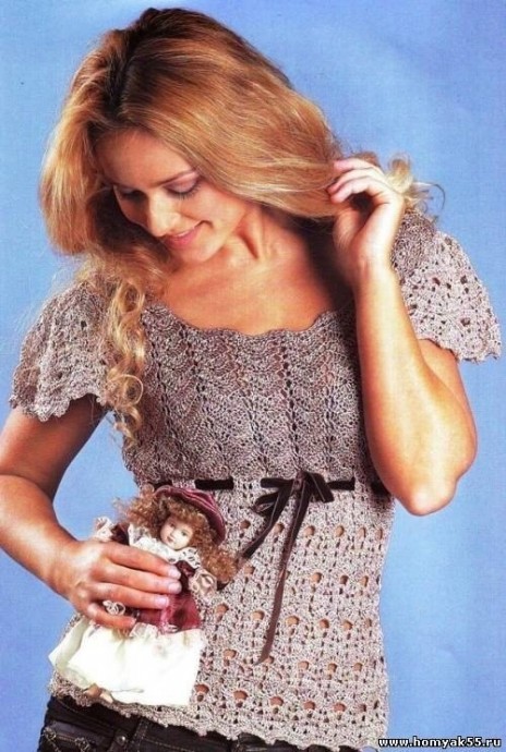 Ажурная кофта "Гляссе"