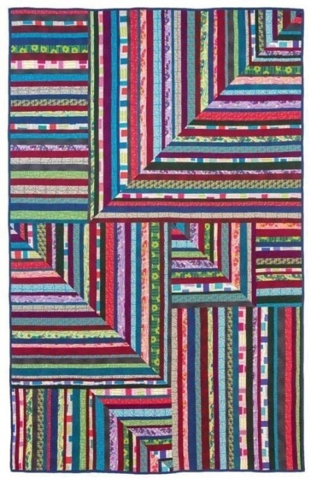 Половичок или покрывало из лоскутов