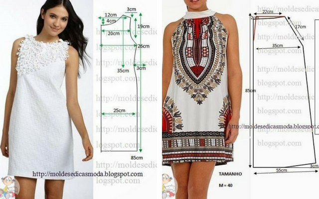 Моделирование интересных платьев и туник