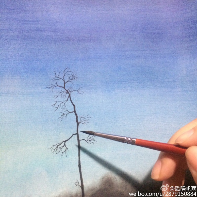 Рисуем ночной пейзаж