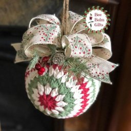 ​Ёлочный шар крючком