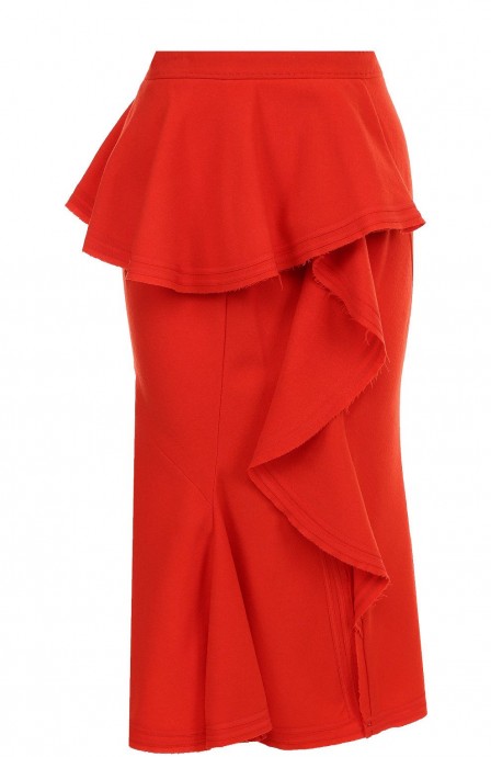 Женственные юбки с воланами: идеи для творчества