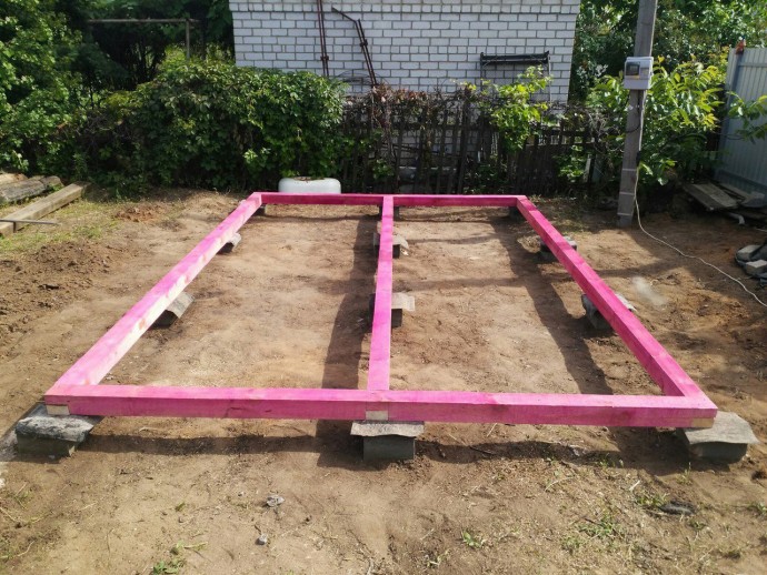 Беседка 4,5х3 на даче своими руками