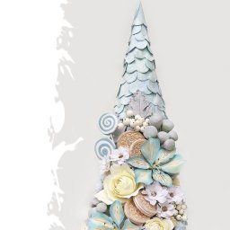 ​Цветущие елочки из полимерной глины: чудесные идеи