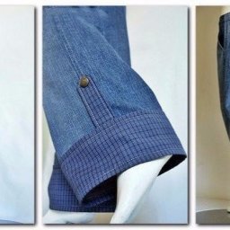 Как удлинить детские джинсы