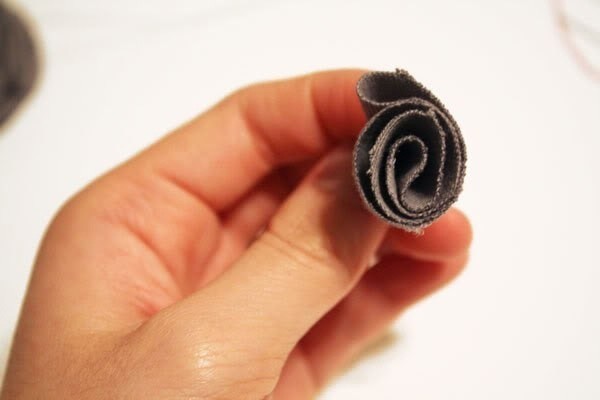 Цветок их ткани: мастер-класс