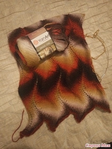 Шарф-палантин в стиле Миссони