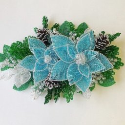 Композиция из бисера и рубки