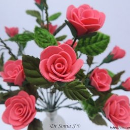 Розочки из фоамирана