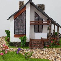 Современный дом из картона своими руками