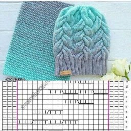 ​Очень красивые узоры для шапок