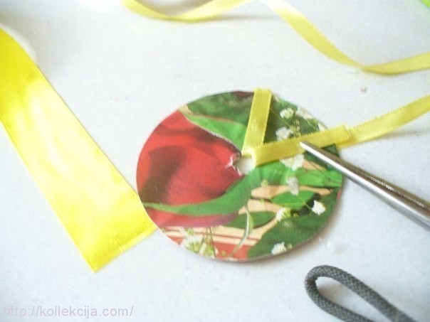 Плетение роз из лент