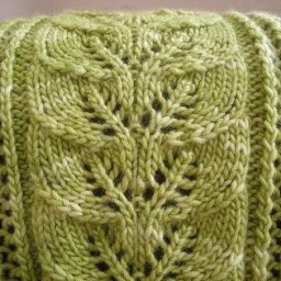 ​Шарф "Дорожка из листьев"