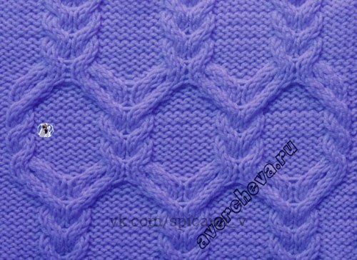 Схемы красивейших узоров для вязания на спицах