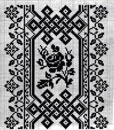 Узоры для филейного вязания