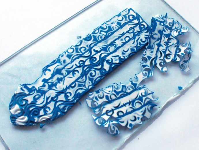 Браслет в технике мокуме гане